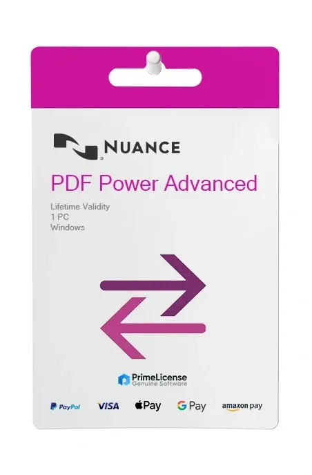 Nuance Power Advanced PDF 2.1 - Licences logicielles originales