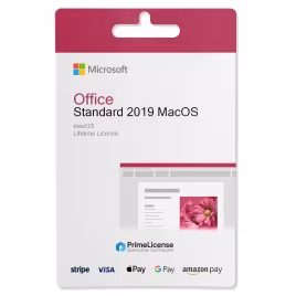 Perpetual Licence of Office Standard 2019 Mac