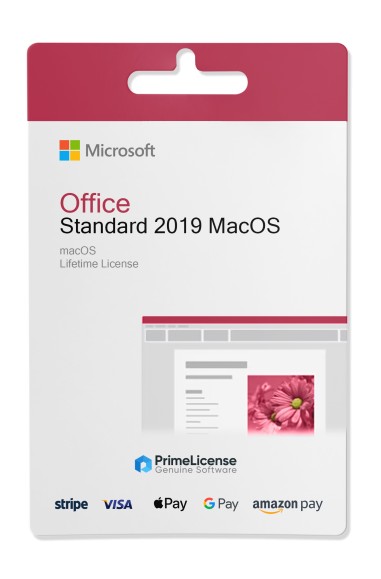 Licence perpétuelle d'Office Standard 2019 Mac