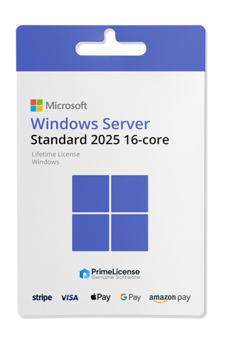 Windows Server 2025 Standard (16-Core) - Original Software Licences