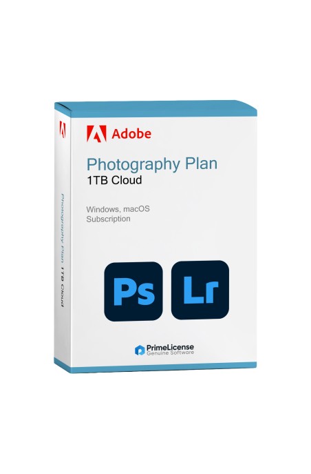 Adobe Photography Plan - 1TB Cloud