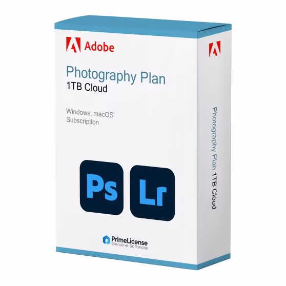 Adobe Photography Plan - 1TB Cloud