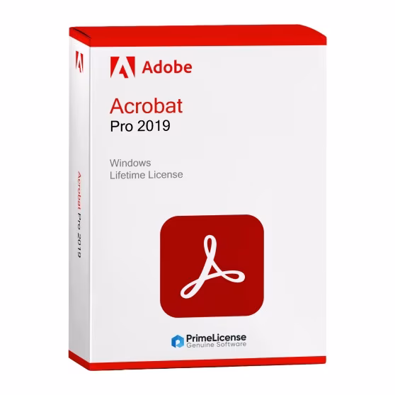 Adobe Acrobat Pro 2019