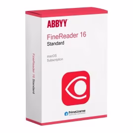 Abbyy FineReader 16 Standard Mac - Abbonamento
