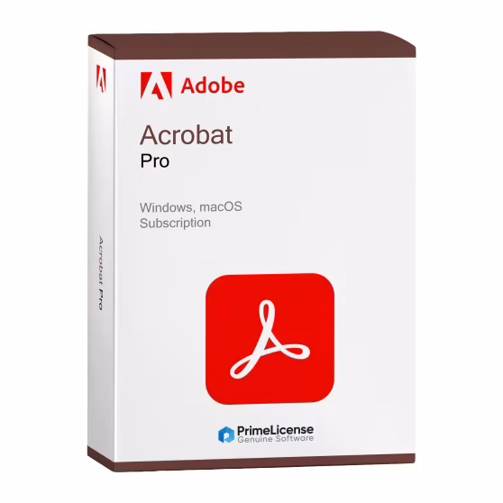 Adobe Acrobat Pro - Formule d'abonnement