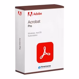 Adobe Acrobat Pro - Formule d'abonnement
