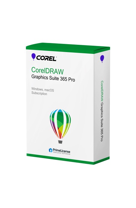 CorelDraw Graphics Suite 365 Professional