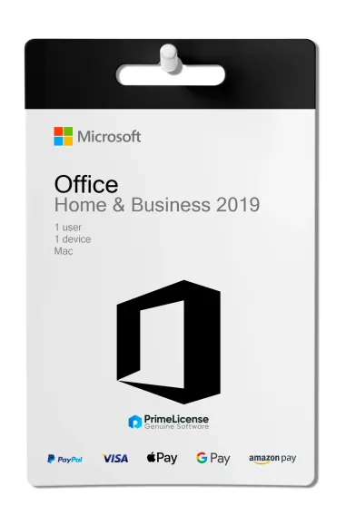 Codice prodotto originale per licenza a vita di Microsoft Office 2019 Home & Business Mac