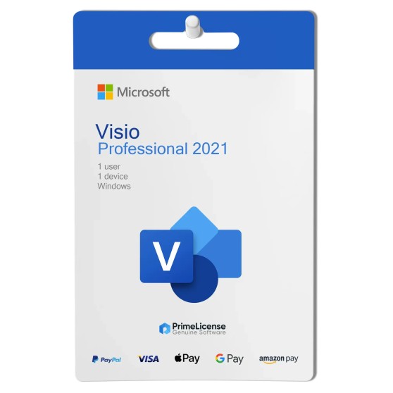 Genuine lifetime BIND license key for Microsoft Visio Professional 2021 (Windows)