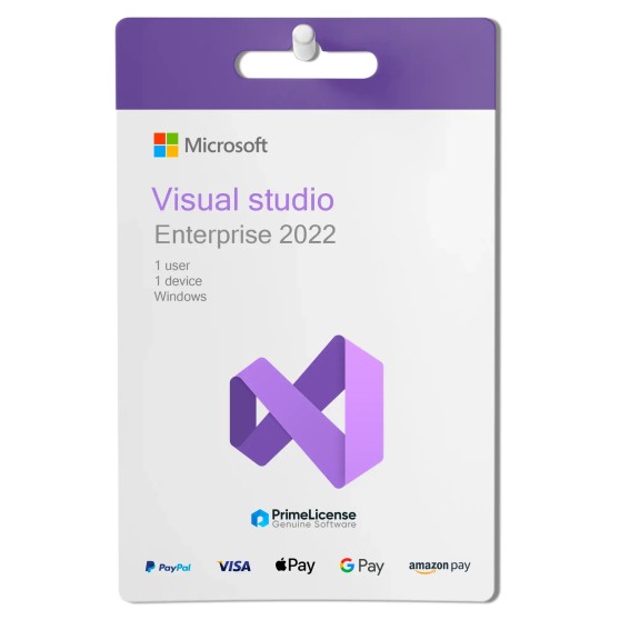 Genuine product key for lifetime license of Microsoft Visual Studio Enterprise 2022
