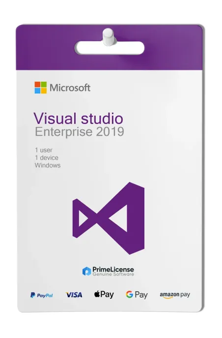 Genuine product key for lifetime license of Microsoft Visual Studio Professional 2019