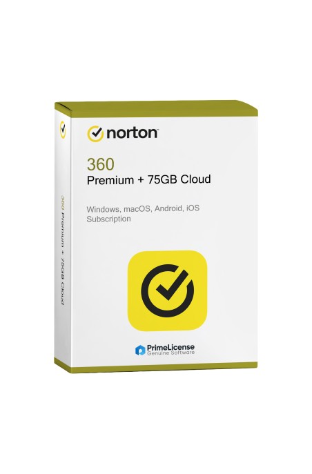Symantec Norton 360 Premium + 75GB Cloud