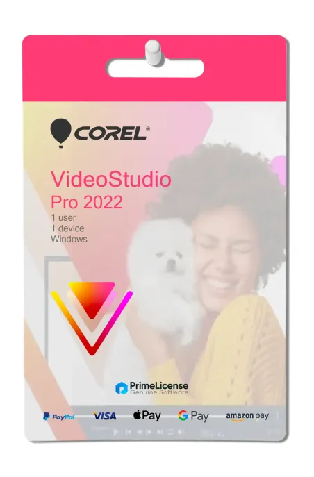 Clé produit authentique pour la licence à vie de Corel VideoStudio Pro 2022 & 2023