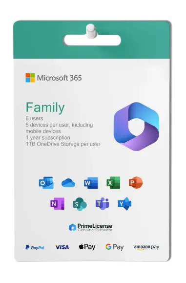 Microsoft Office 365-Familie - Originale Softwarelizenzen