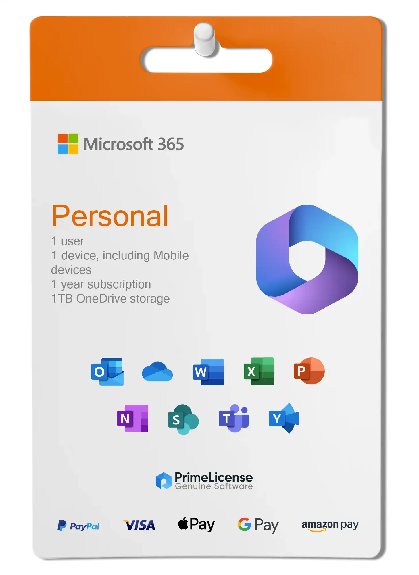Microsoft 365 Personal - 1 Year