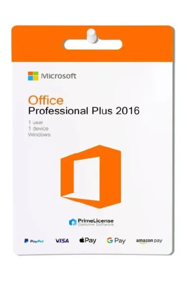 Clé produit authentique pour licence à vie de Microsoft Office Professional Plus 2016