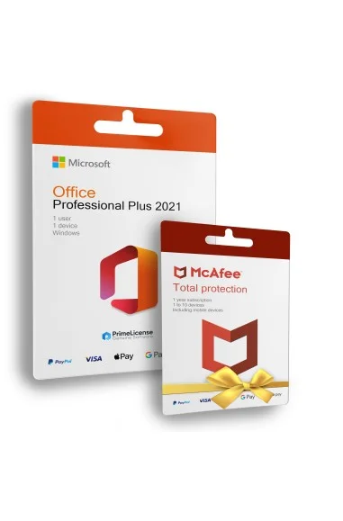 Microsoft Office Professional Plus 2021 + Antivirus in Omaggio 