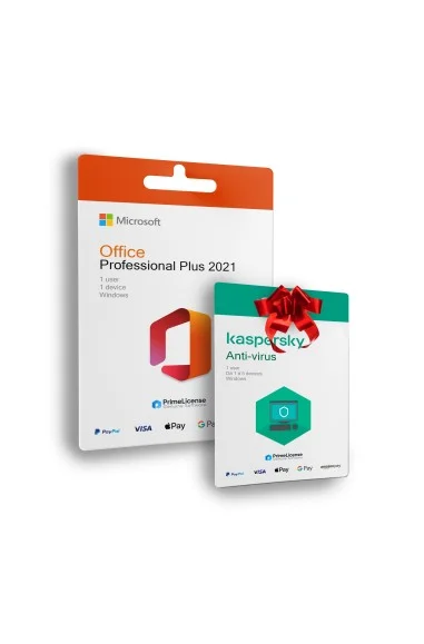 Microsoft Office Professional Plus 2021 + Kaspersky Antivirus 