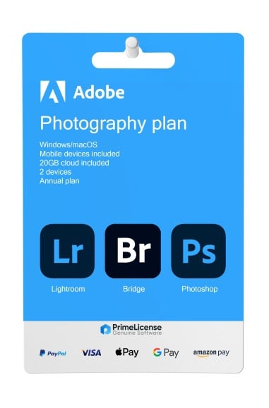 Plan de photographie Adobe Adobe