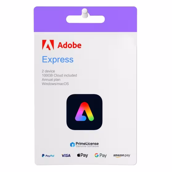 Original product key for lifetime licence of Adobe Express Premium