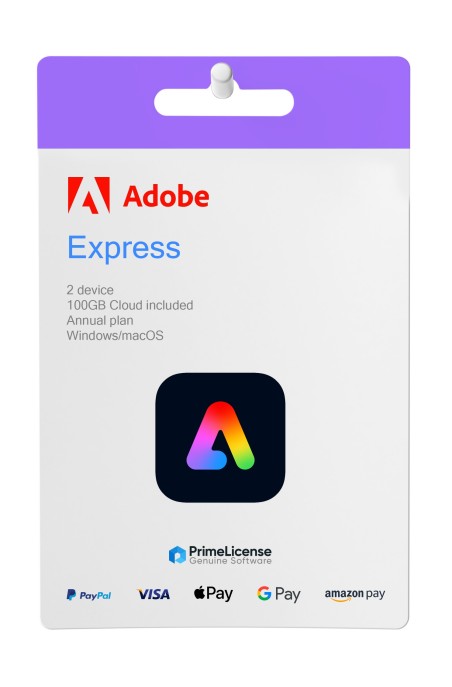 Original product key for lifetime licence of Adobe Express Premium