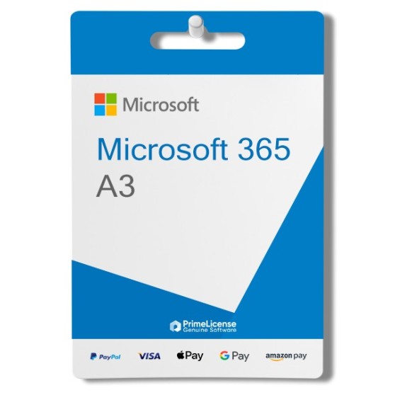 Genuine subscription key for Microsoft 365 A3 Education – Office apps, Teams, and 1TB OneDrive