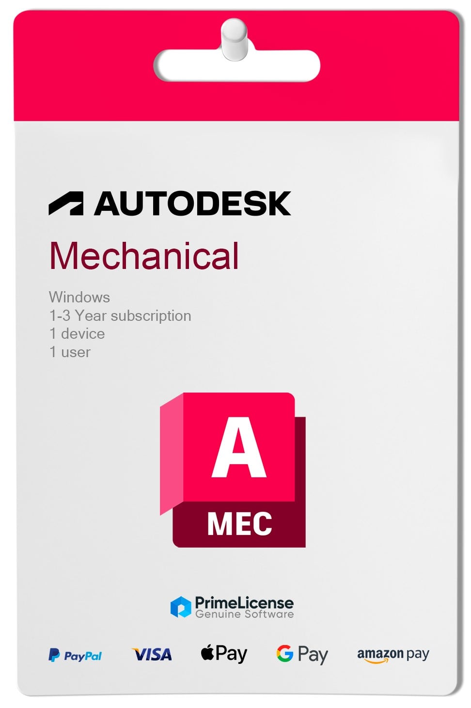 Autodesk AutoCAD Mechanical - 3 Years (2024)
