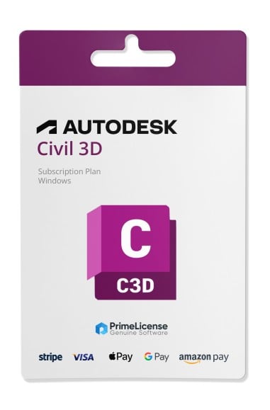 Codice prodotto originale per licenza professionale di Autodesk Civil 3D software di progettazione infrastrutturale