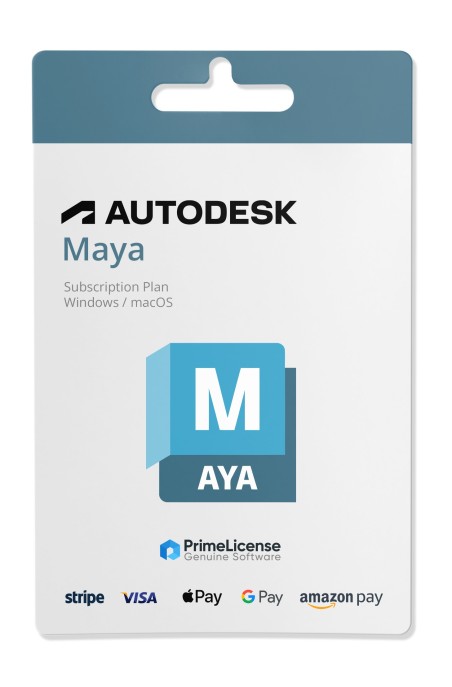Genuine license key for Autodesk Maya 2023, 2024, 2025, 2026 subscription