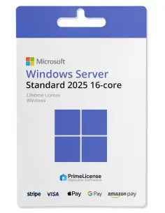 Licence Windows Server 2025 Standard (16 cœurs)