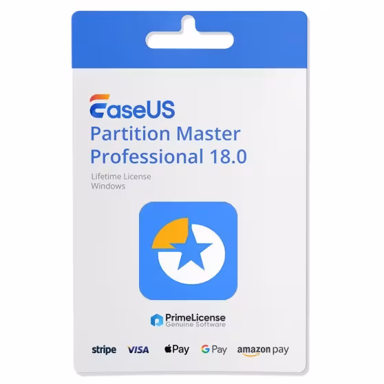 EaseUS Partition Master 18.0 Professional licence