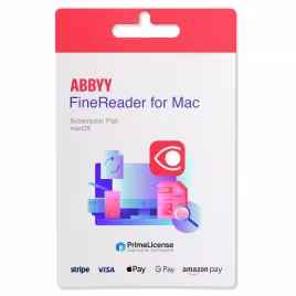 Original-Produktschlüssel für eine lebenslange Lizenz von Abbyy FineReader für Mac