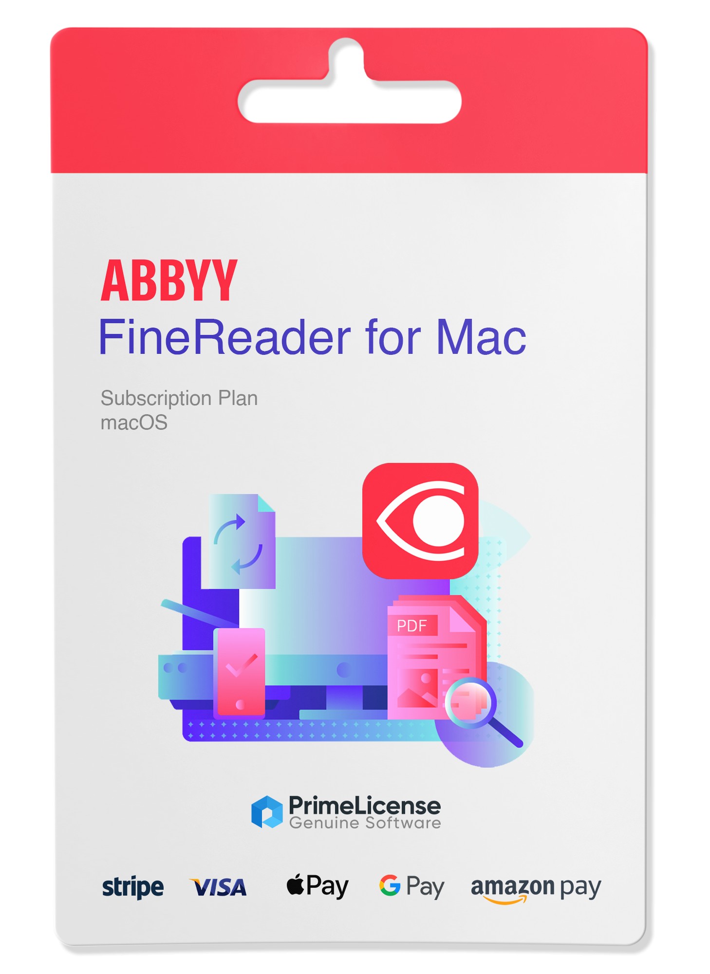 Abbyy FineReader 16 Standard for Mac – Subscription - 1 Year