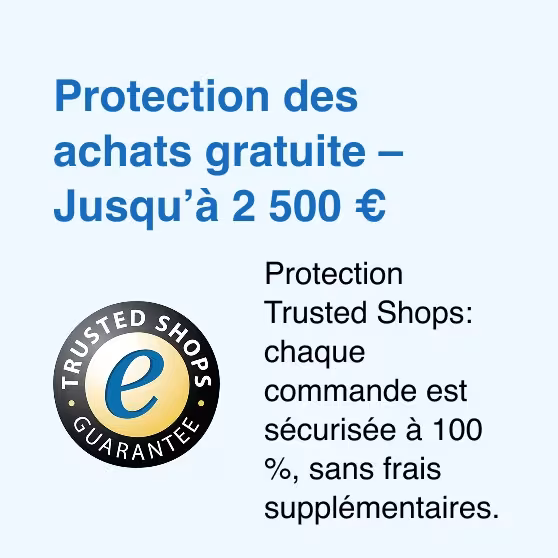 Votre achat avec PrimeLicense est protégé par Trusted Shops jusqu’à 2 500 €