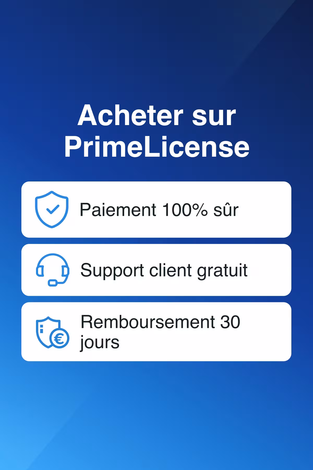 PrimeLicense affiche une excellente note client de 4,9 sur 5 sur Trustpilot