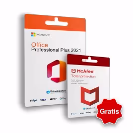 Office Professional Plus 2021 + Antivirus in Omaggio