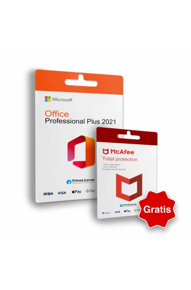 Office Professional Plus 2021 + Antivirus in Omaggio - Licenze software originali