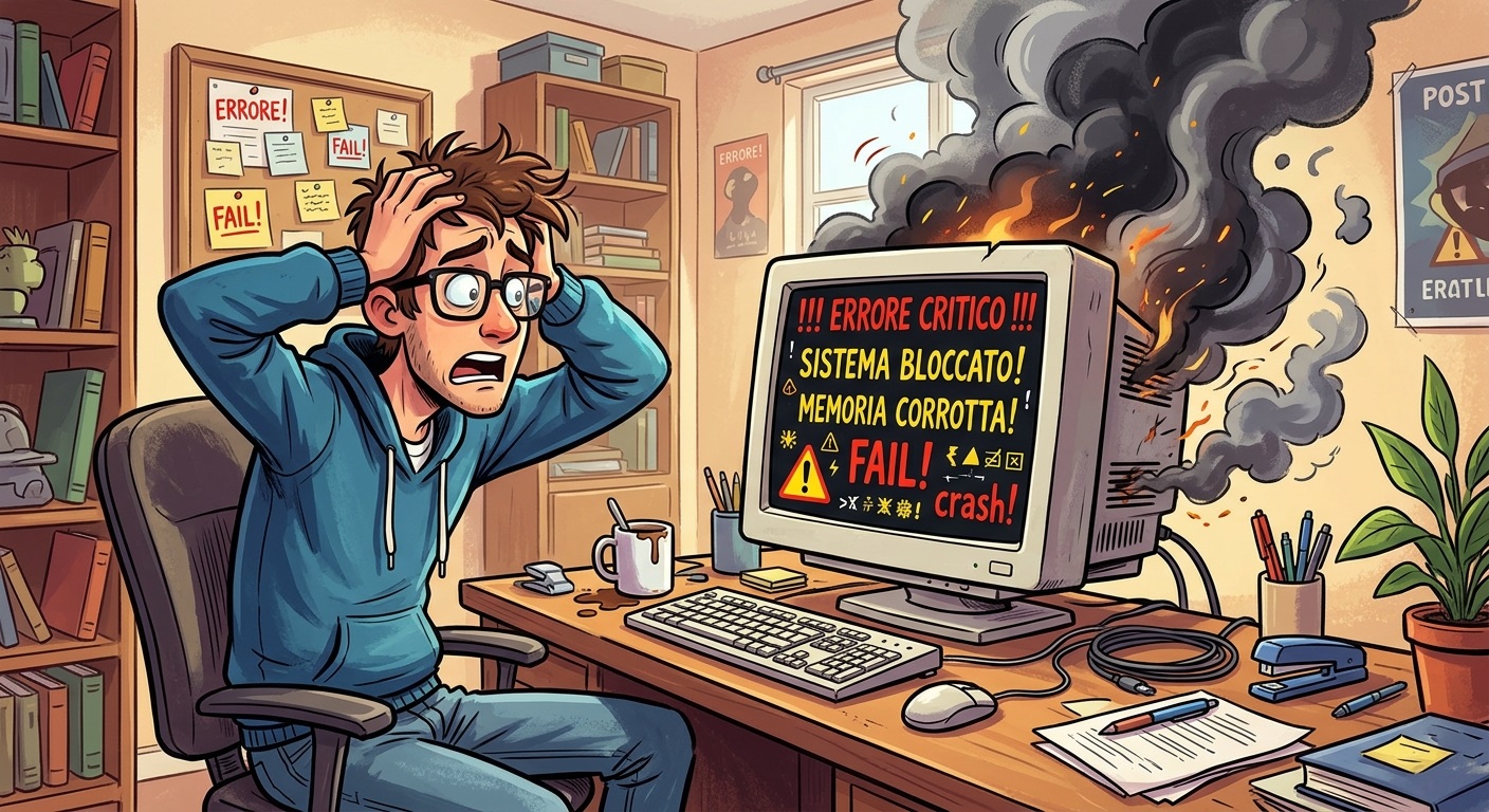 Errori PC: quelli più comuni che rovinano il tuo computer